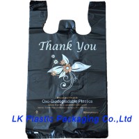 custom plastic thank you bag t shirt shopping bag vest shopping bag grocery bag